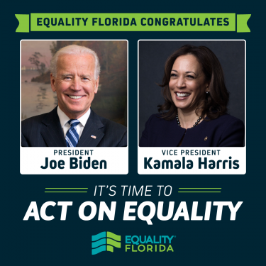 Equality Florida's Statement On The Inauguration Of Biden-Harris ...